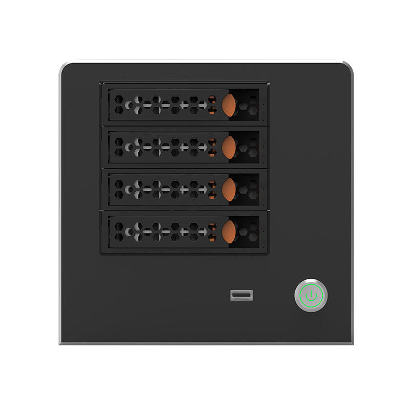 Conjunto NAS Servidor de armazenamento Chassis Household 4 Bay Computador 1U 2U 3U NAS Chassis preto 4 Bay 6 Bay 8 Bay 12 Bay 24 Bay