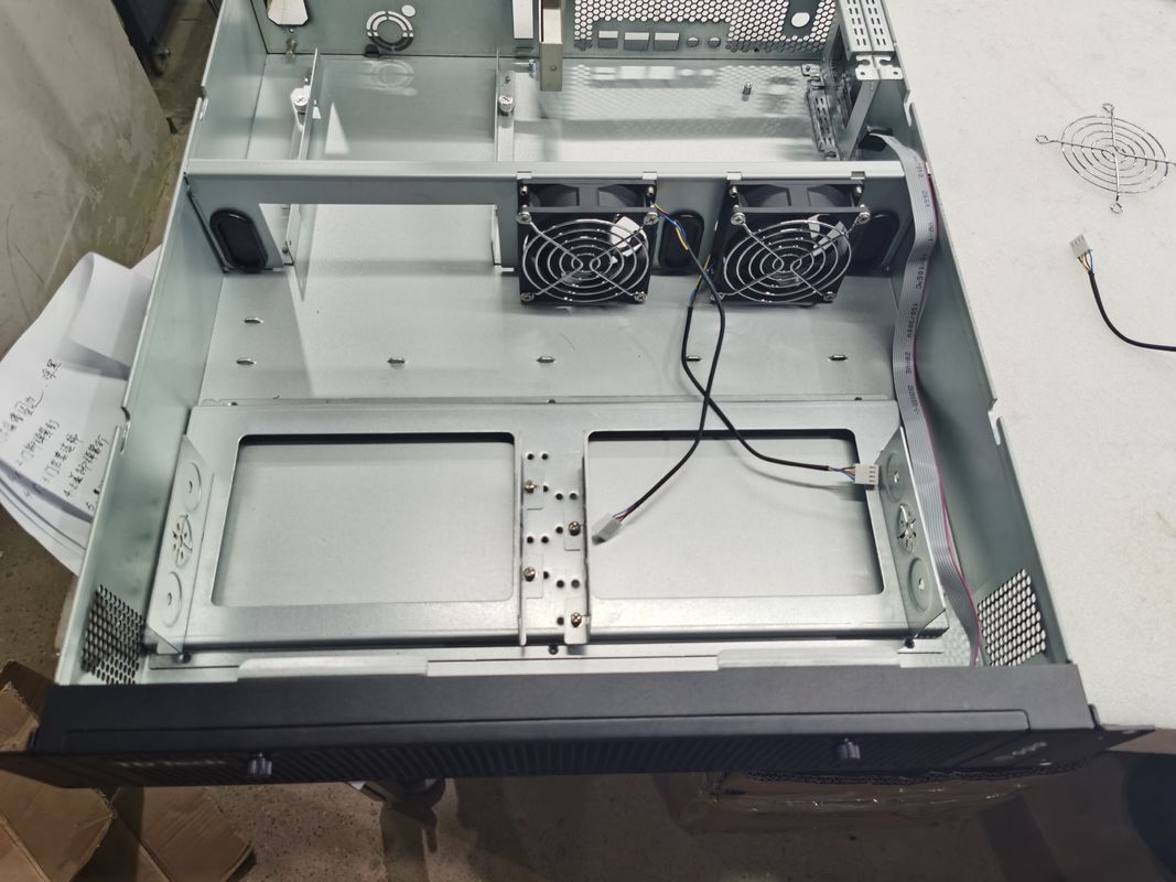 Fabricação de dobra de chapa de metal de alumínio gabinete de rede de computador caixa de jogos de computador
