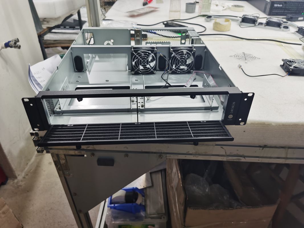 Fabricação de dobra de chapa de metal de alumínio gabinete de rede de computador caixa de jogos de computador