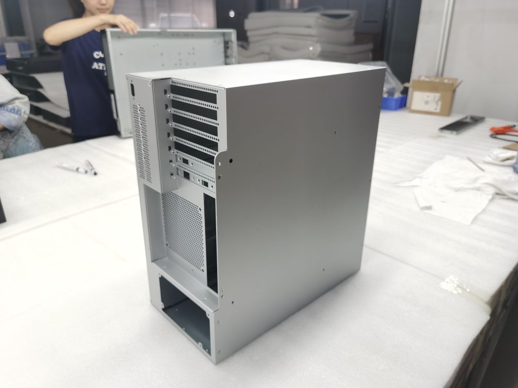 Fabricação de chapas metálicas OEM de alta qualidade, usinagem de peças de caixas de computadores, serviços de corte a laser OEM