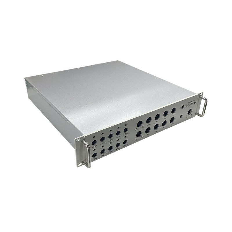 Completamente personalizado revestimento em pó aço alumínio corte a laser de metal fabricação folha de metal peças de amplificador gabinete