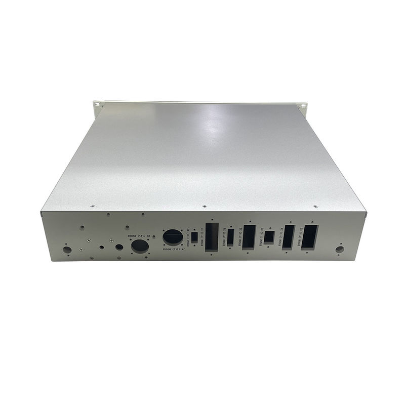 Completamente personalizado revestimento em pó aço alumínio corte a laser de metal fabricação folha de metal peças de amplificador gabinete