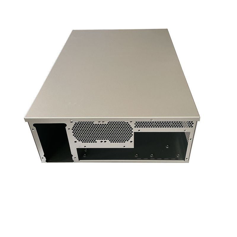 Commercial Dois discos rígidos de 3,5 polegadas 4U Chassis Rack Mounts Chassis de servidor industrial