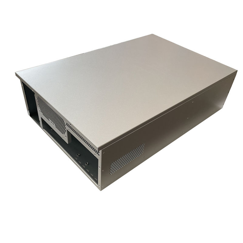 Commercial Dois discos rígidos de 3,5 polegadas 4U Chassis Rack Mounts Chassis de servidor industrial