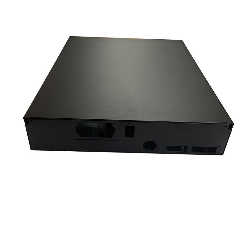 Chassis de montagem industrial de controle 2u com fechadura para servidor e armazenamento