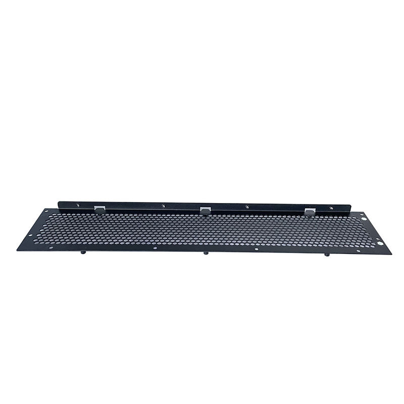 Design de fabricação de chapa de aço alumínio metal 1U 2U 3U 4U 19 polegadas Rack ventilado painel de vazio caixa de caixa de metal