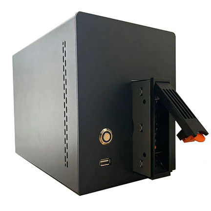 Revestimento Nas Servidor de armazenamento Chassi Household 2 Bay Computer Case Painel de liga de alumínio